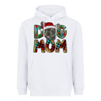 White Christmas French Bulldog Mom Heavyweight Hoodie - RanaPortraitStore