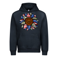 Navy sunflower american flag Urban Hoodie - JahusDesignShop