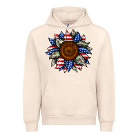 Sandshell sunflower american flag Urban Hoodie - JahusDesignShop