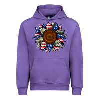 Tulip sunflower american flag Urban Hoodie - JahusDesignShop