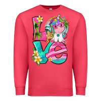 Cardinal love summer unicorn Premium Sweatshirt - texasbilliewilder