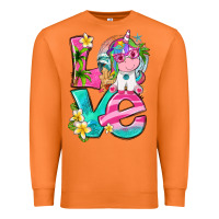 Carrot love summer unicorn Premium Sweatshirt - texasbilliewilder