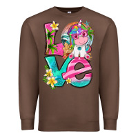 Chestnut love summer unicorn Premium Sweatshirt - texasbilliewilder