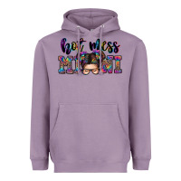 Lavender mess mini messy bun Heavyweight Hoodie - Zillion Design Studio