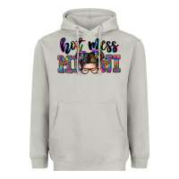 Moon Dust mess mini messy bun Heavyweight Hoodie - Zillion Design Studio