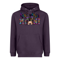 Plum mess mini messy bun Heavyweight Hoodie - Zillion Design Studio