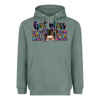 Sage mess mini messy bun Heavyweight Hoodie - Zillion Design Studio