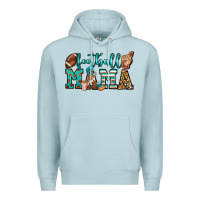 Blue Mist American football mama Premium Hoodie - Jasminsmagicworld