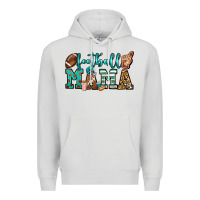 Dove Grey American football mama Premium Hoodie - Jasminsmagicworld