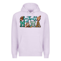 Lilac American football mama Premium Hoodie - Jasminsmagicworld