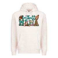 Pale Pink American football mama Premium Hoodie - Jasminsmagicworld