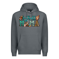 Rock American football mama Premium Hoodie - Jasminsmagicworld
