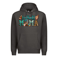 Smoke American football mama Premium Hoodie - Jasminsmagicworld