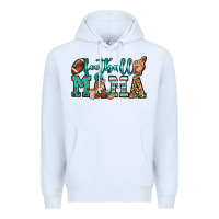 White American football mama Premium Hoodie - Jasminsmagicworld