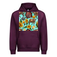 Mauve Wine farm seamless pattern Urban Hoodie - BundleAndBundleShop