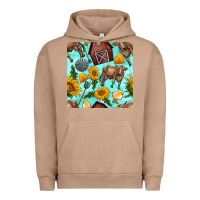 Pigment Burro farm seamless pattern Urban Hoodie - BundleAndBundleShop