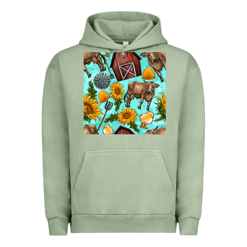 Farm Seamless Pattern Urban Hoodie by BundleAndBundleShop | Teevron