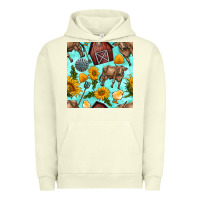 Pigment Pistachio farm seamless pattern Urban Hoodie - BundleAndBundleShop
