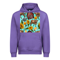 Tulip farm seamless pattern Urban Hoodie - BundleAndBundleShop