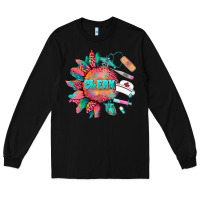 Black western clerk medical instruments Long Sleeve Tee - BarkalooDesign