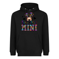 Black mess mini messy bun Heavyweight Hoodie - Zillion Design Studio