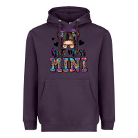 Plum mess mini messy bun Heavyweight Hoodie - Zillion Design Studio