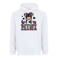 White mess mini messy bun Heavyweight Hoodie - Zillion Design Studio