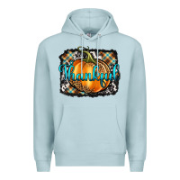 Blue Mist Thankful Pumpkin Premium Hoodie - Artiststas