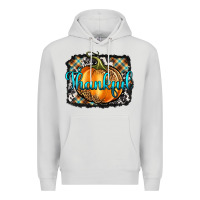 Dove Grey Thankful Pumpkin Premium Hoodie - Artiststas