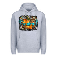 Heather Grey Thankful Pumpkin Premium Hoodie - Artiststas
