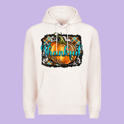 Thankful Pumpkin Premium Hoodie Designed By Artiststas