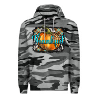Slate Camo Thankful Pumpkin Premium Hoodie - Artiststas