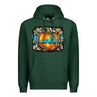 Sports Green Thankful Pumpkin Premium Hoodie - Artiststas