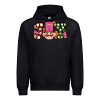 Black Christmas joy snacks and nutcracker cookies ado Urban Hoodie - AdoDesignShop
