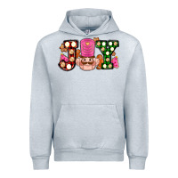 Heather Grey Christmas joy snacks and nutcracker cookies ado Urban Hoodie - AdoDesignShop
