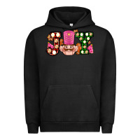 Pigment Black Christmas joy snacks and nutcracker cookies ado Urban Hoodie - AdoDesignShop