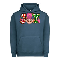 Pigment Midnight Navy Christmas joy snacks and nutcracker cookies ado Urban Hoodie - AdoDesignShop