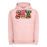 Pigment Salmon Christmas joy snacks and nutcracker cookies ado Urban Hoodie - AdoDesignShop