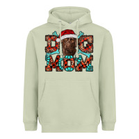 Matcha Christmas Labrador Dog Mom Heavyweight Hoodie - RanaPortraitStore
