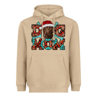 Mushroom Christmas Labrador Dog Mom Heavyweight Hoodie - RanaPortraitStore