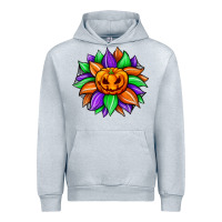 Heather Grey sunflower halloween Urban Hoodie - JahusDesignShop