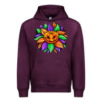 Mauve Wine sunflower halloween Urban Hoodie - JahusDesignShop