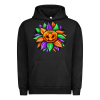 Pigment Black sunflower halloween Urban Hoodie - JahusDesignShop