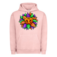 Pigment Salmon sunflower halloween Urban Hoodie - JahusDesignShop