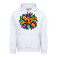White sunflower halloween Urban Hoodie - JahusDesignShop