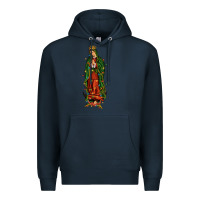 Navy christmas our lady of guadalupe Premium Hoodie - JahusDesignShop