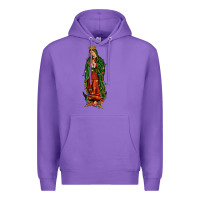 Purple christmas our lady of guadalupe Premium Hoodie - JahusDesignShop
