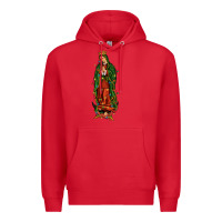 Red christmas our lady of guadalupe Premium Hoodie - JahusDesignShop
