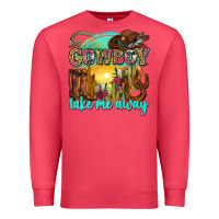 Cardinal cowboy take me away Premium Sweatshirt - Zillion Design Studio