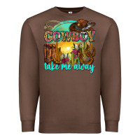 Chestnut cowboy take me away Premium Sweatshirt - Zillion Design Studio